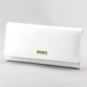    Gregorio GFW-100 biela dámska peňaženka z hovädzej kože 18,5 x 9,5 x 4 cm