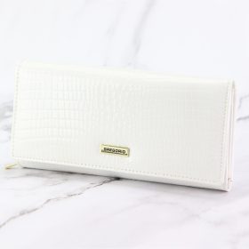    Gregorio GFW-122 biela dámska peňaženka z hovädzej kože 19,5 x 10 x 4 cm