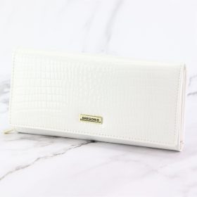    Gregorio GFW-122 biela dámska peňaženka z hovädzej kože 19,5 x 10 x 4 cm