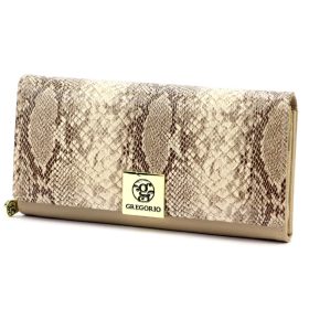    Gregorio SMC-106 béžová dámska peňaženka z hovädzej kože 19 x 10 x 3,5 cm