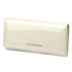    Gregorio CB-102 béžová lakovaná peňaženka pre ženy 18,5 x 10 x 4 cm