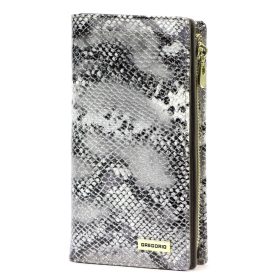    Dámska peňaženka z hovädzej kože Gregorio SNR-124 šedá