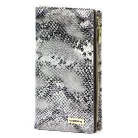    Dámska peňaženka z hovädzej kože Gregorio SNR-124 šedá