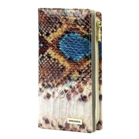    Dámska peňaženka z hovädzej kože Gregorio VL-124 modrá