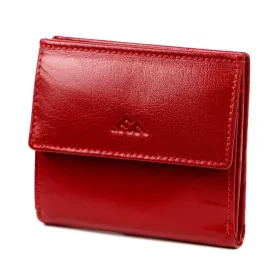    EL FORREST 1500-480 RFID červená dámska kožená peňaženka 10 x 9 x 2,5 cm