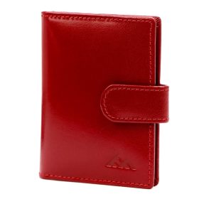    EL FORREST 7000-480 RFID červená koža unise x držiak na karty 8,5 x 10,5 x 1,5 cm
