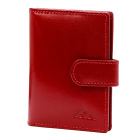    EL FORREST 7000-480 RFID červená koža unise x držiak na karty 8,5 x 10,5 x 1,5 cm