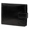  EL FORREST 709-67 RFID čierna pánska kožená peňaženka 13 x 9,5 x 3 cm