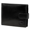  EL FORREST 709-67 RFID čierna pánska kožená peňaženka 13 x 9,5 x 3 cm