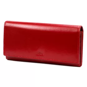    EL FORREST 743-480 RFID červená dámska kožená peňaženka 18,5 x 9 x 3,5 cm