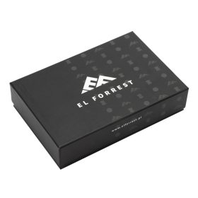    EL FORREST 823-480 červený kožený prívesok na kľúče 12,5 x 6 x 3 cm