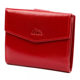    EL FORREST 853-480 RFID červená dámska kožená peňaženka 11 x 9,5 x 2,5 cm
