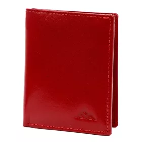    EL FORREST 854-480 RFID červená dámska kožená peňaženka 8 x 10 x 1,5 cm
