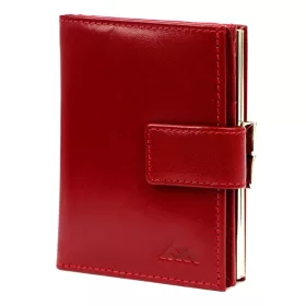    EL FORREST 872-480 RFID červená dámska kožená peňaženka 9 x 11,5 x 3 cm