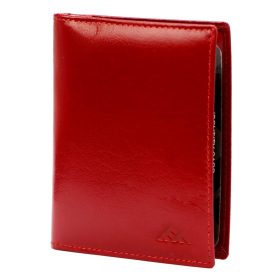    EL FORREST 876-480 červený kožený držiak na pilníky 9,5 x 12,3 x 1 cm