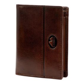    EL FORREST 914-22 RFID hnedá pánska kožená peňaženka 9 × 12 cm