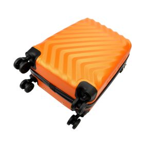    Pierre Cardin MED12 - 20 oranžový pevný kabínový kufor 38 x 58 x 21 cm