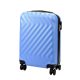 Pierre Cardin MED12 - 20 svetlomodrý pevný kabínový kufor 38 x 58 x 21 cm