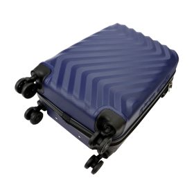    Pierre Cardin MED12 - 20 tmavomodrý pevný kabínový kufor 38 x 58 x 21 cm