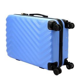    Pierre Cardin MED12 - 24 svetlomodrý pevný stredný kufor 43 x 68 x 23 cm