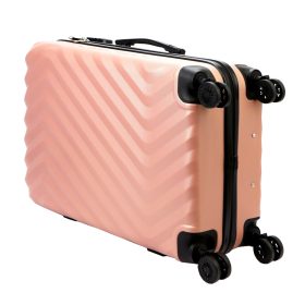    Stredný kufor Pierre Cardin MED12 - 24 práškovej farby s tvrdými stranami 43 x 68 x 23 cm