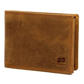    Nordee 895 hnedá pánska peňaženka z hovädzej kože 12,5x9,8x3 cm