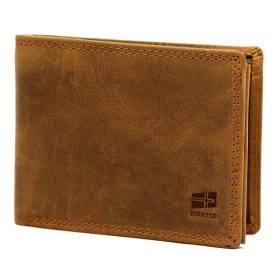    Nordee 895 hnedá pánska peňaženka z hovädzej kože 12,5x9,8x3 cm