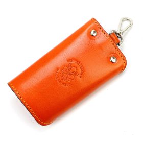    Florence ITK-02 oranžový držiak pilníkov z hovädzej kože 11 x 6 x 2,5 cm