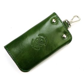    Florence ITK-02 zelený držiak pilníkov z hovädzej kože 11 x 6 x 2,5 cm