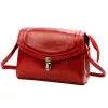  Dámska kožená crossbody kabelka Florence 51 červená 18,5 x 14 x 8 cm