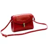  Dámska kožená crossbody kabelka Florence 51 červená 18,5 x 14 x 8 cm