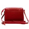  Dámska kožená crossbody kabelka Florence 51 červená 18,5 x 14 x 8 cm