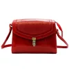  Dámska kožená crossbody kabelka Florence 51 červená 18,5 x 14 x 8 cm
