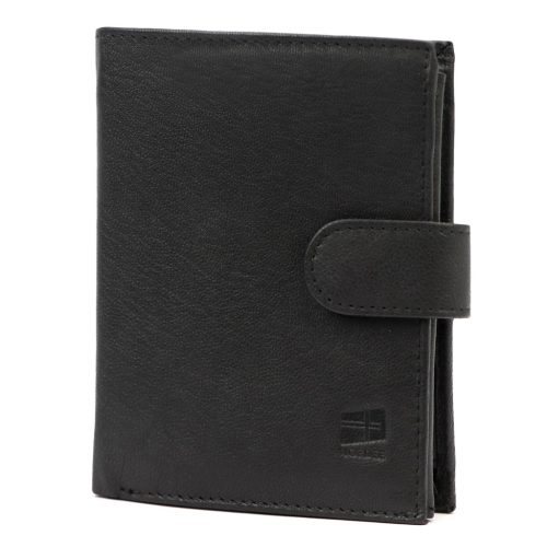  Nordee ADL06-N4L čierna pánska peňaženka z hovädzej kože 10,5 x 12,8 x 2,5 cm