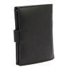  Nordee ADL06-N4L čierna pánska peňaženka z hovädzej kože 10,5 x 12,8 x 2,5 cm