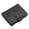  Nordee ADL06-N4L čierna pánska peňaženka z hovädzej kože 10,5 x 12,8 x 2,5 cm