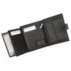  Nordee ADL06-N4L čierna pánska peňaženka z hovädzej kože 10,5 x 12,8 x 2,5 cm