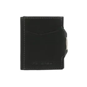    Čierna pánska peňaženka z hovädzej kože Peterson PTN G710-GKA