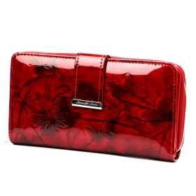    Jennifer Jones 5280-14 červená dámska peňaženka z hovädzej kože 16,5 x 9,5 x 4 cm