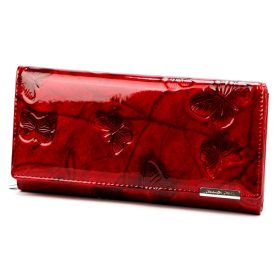    Jennifer Jones 5288-14 červená dámska peňaženka z hovädzej kože 19 x 10,5 x 4 cm