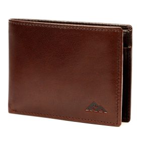    EL FORREST 916/A-28 RFID hnedá pánska peňaženka z hovädzej kože 11 x 8,3 x 2 cm