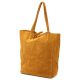  Patrizia 419-013-05 hnedá dámska semišová kožená kabelka 38 x 38 x 13 cm