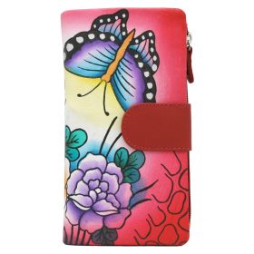    Cavaldi N14-SPW BTF červená dámska peňaženka z hovädzej kože 10 x 14 x 3 cm