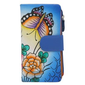    Cavaldi N14-SPW BTF modrá dámska peňaženka z hovädzej kože 10 x 14 x 3 cm