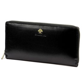    Luxusná 77188-9 RFID čierna dámska peňaženka z hovädzej kože 19 x 10 x 2,5 cm