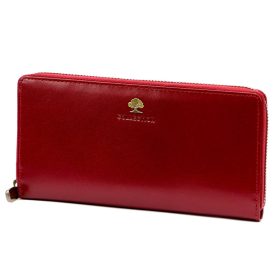    Luxusná 77188-9 RFID bordová dámska peňaženka z hovädzej kože 19 x 10 x 2,5 cm