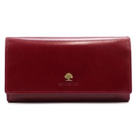    Luxusná 77144 RFID červená dámska peňaženka z hovädzej kože
