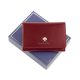  Luxusná 77300-9 RFID bordová dámska peňaženka z hovädzej kože 12,5 x 8,5 x 3,5 cm