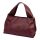  Dámska kožená kabelka Luka 24-058 bordovej farby, taška cez rameno 33 x 19 x 17 cm