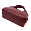  Dámska kožená kabelka Luka 24-058 bordovej farby, taška cez rameno 33 x 19 x 17 cm